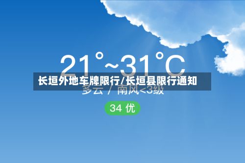 长垣外地车牌限行/长垣县限行通知-第3张图片