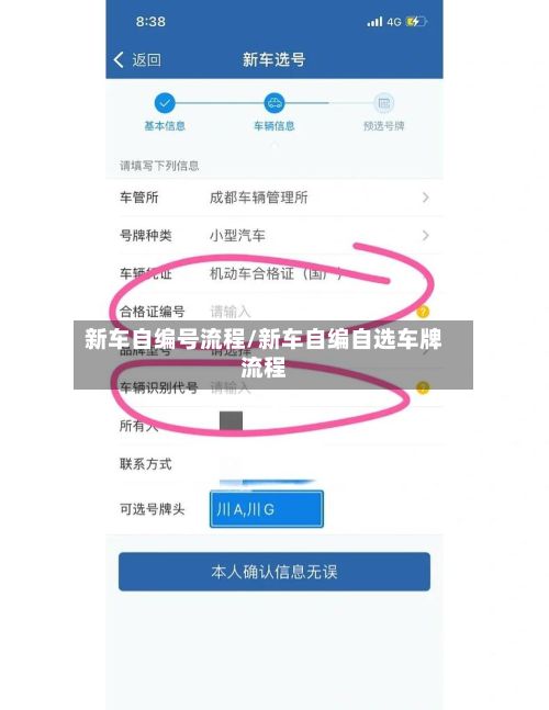 新车自编号流程/新车自编自选车牌流程-第3张图片
