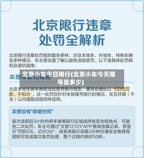 北京小车今日限行(北京小车今天限号是多少)-第2张图片