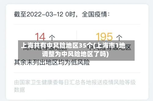 上海共有中风险地区35个(上海市1地调整为中风险地区了吗)-第2张图片