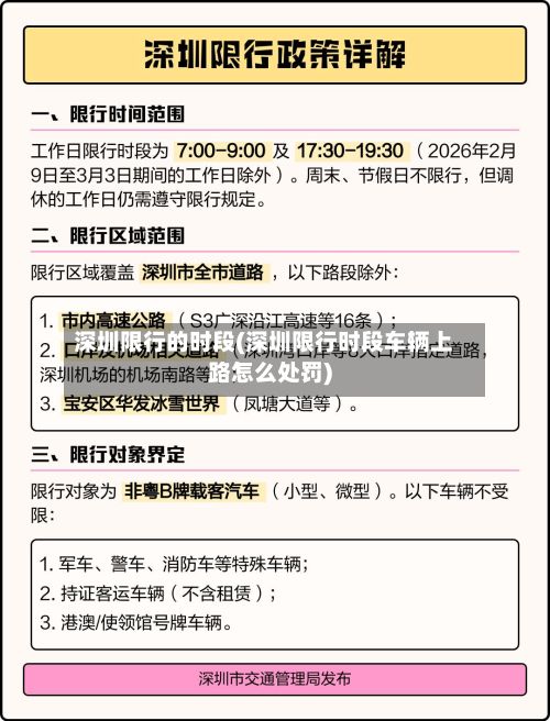 深圳限行的时段(深圳限行时段车辆上路怎么处罚)-第3张图片