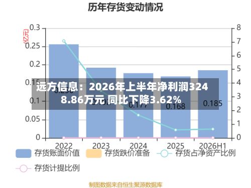 远方信息：2026年上半年净利润3248.86万元 同比下降3.62%
