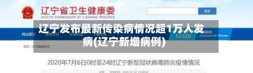辽宁发布最新传染病情况超1万人发病(辽宁新增病例)-第2张图片