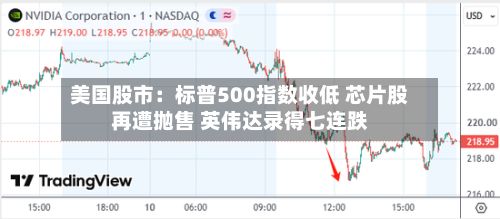 美国股市:标普500指数收低 芯片股再遭抛售 英伟达录得七连跌