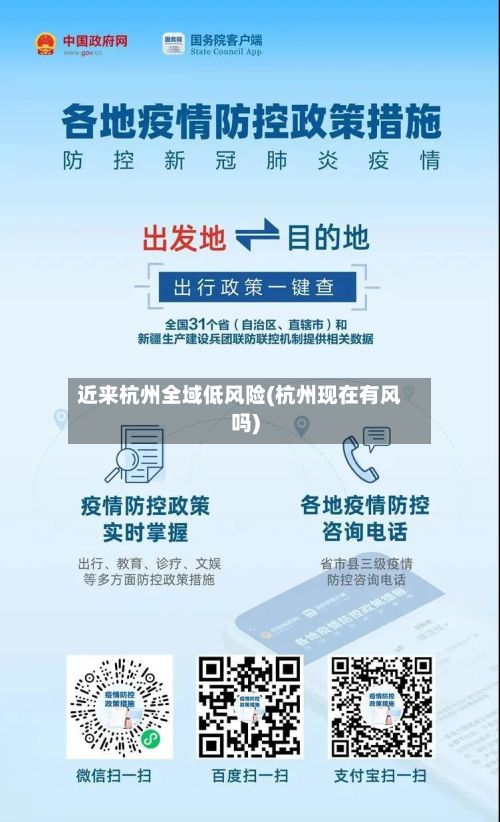 近来杭州全域低风险(杭州现在有风吗)