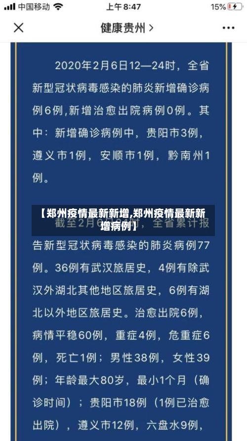 【郑州疫情最新新增,郑州疫情最新新增病例】