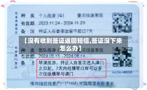 【没有收到签证返回短信,签证没下来怎么办】