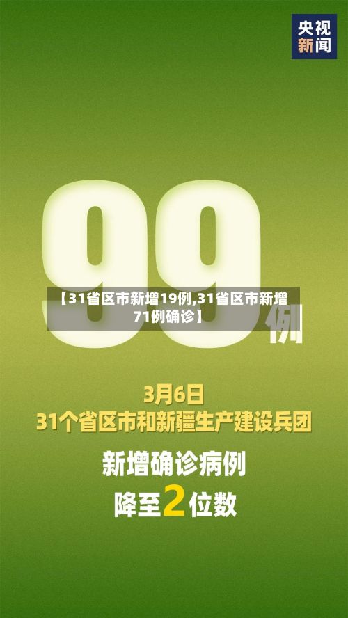 【31省区市新增19例,31省区市新增71例确诊】