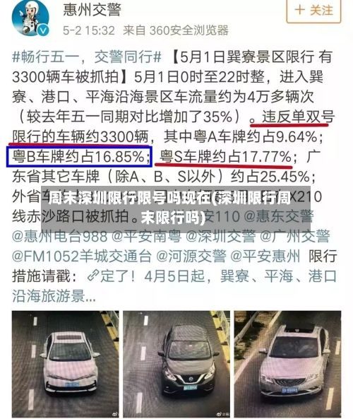 周末深圳限行限号吗现在(深圳限行周末限行吗)