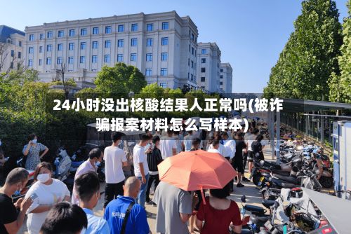 24小时没出核酸结果人正常吗(被诈骗报案材料怎么写样本)-第3张图片