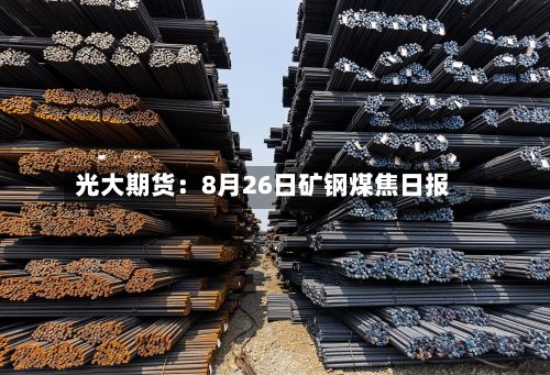 光大期货：8月26日矿钢煤焦日报-第2张图片