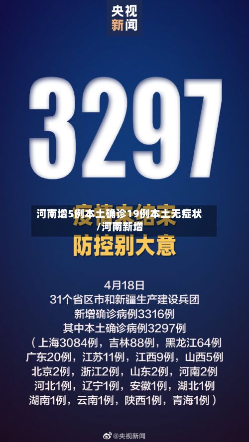 河南增5例本土确诊19例本土无症状/河南新增-第2张图片