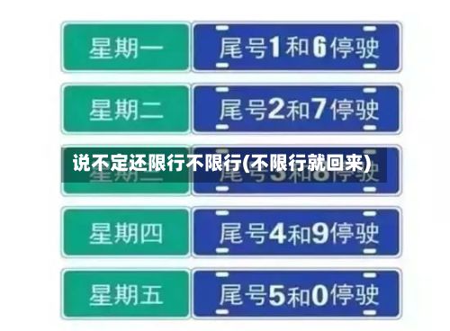 说不定还限行不限行(不限行就回来)