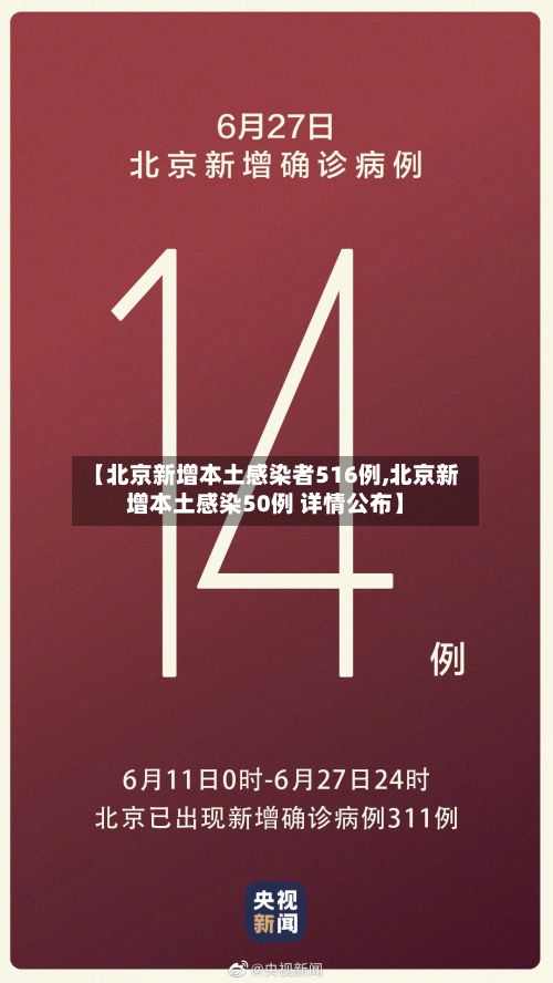【北京新增本土感染者516例,北京新增本土感染50例 详情公布】