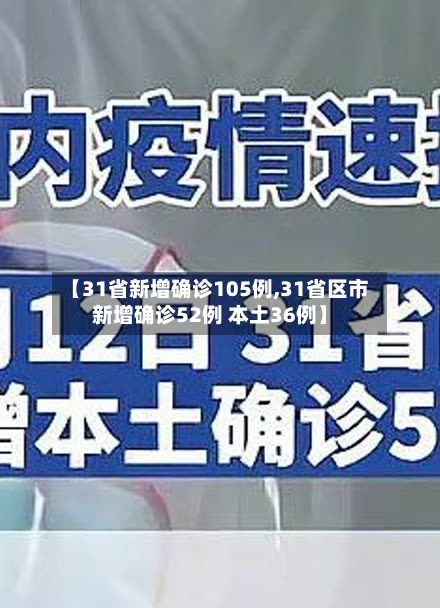 【31省新增确诊105例,31省区市新增确诊52例 本土36例】-第2张图片